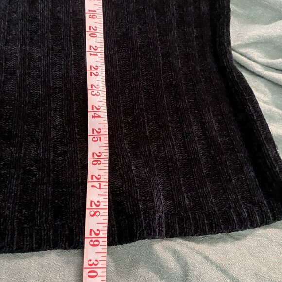 Y2K S Squared Sweater Mens XL Chenille V-neck Chunky Knit Skate Chandler Friends - Picture 9 of 9